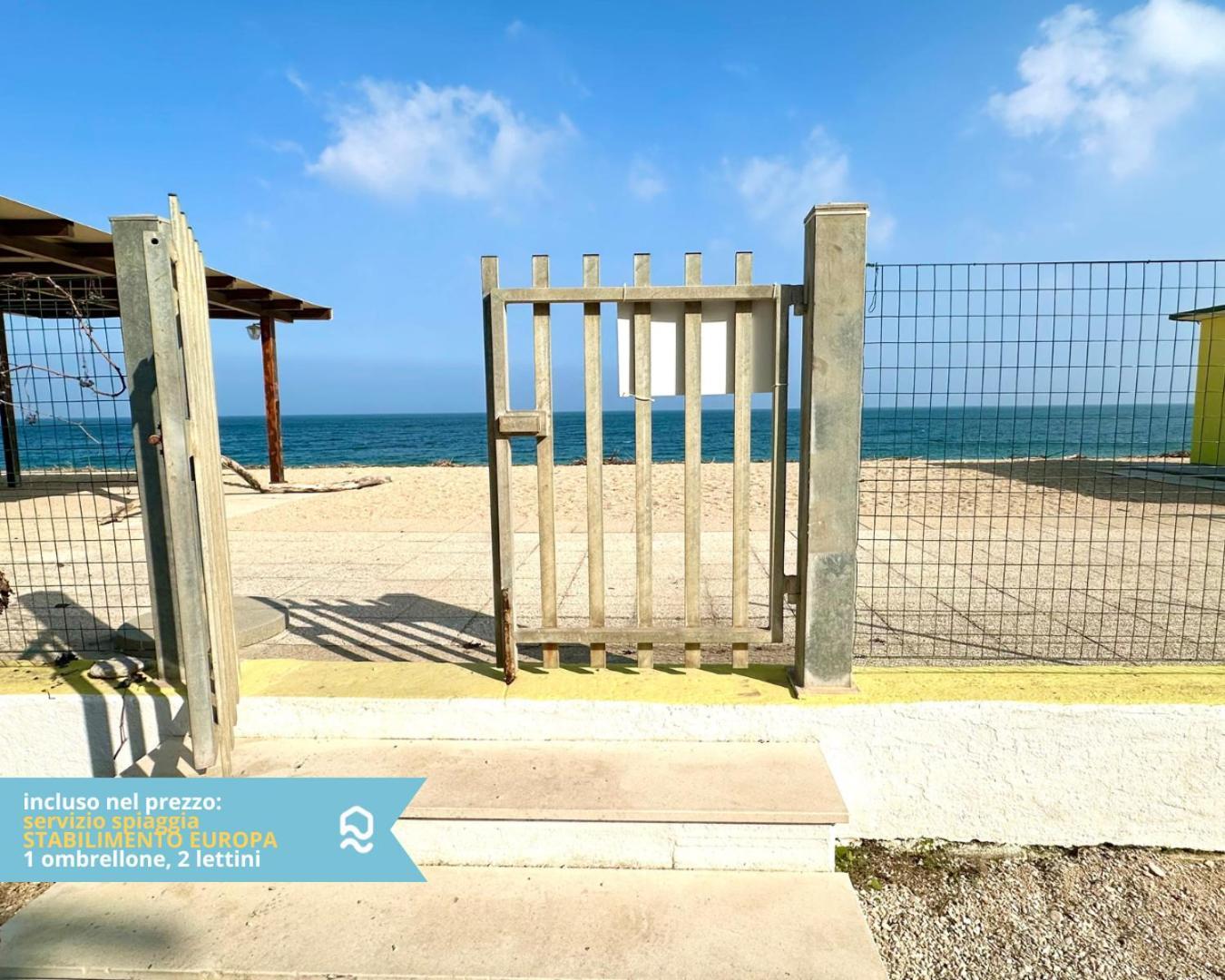 Rs321 - Marcelli, Trilocale Fronte Mare Con Spiaggia Inclusa Exterior foto