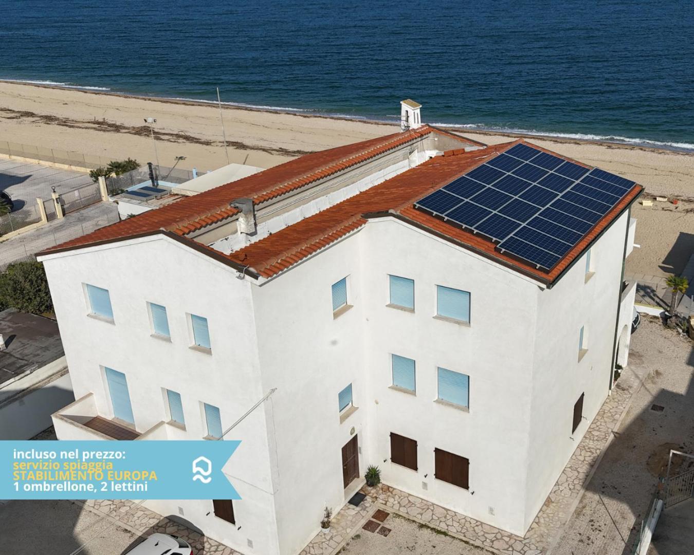 Rs321 - Marcelli, Trilocale Fronte Mare Con Spiaggia Inclusa Exterior foto